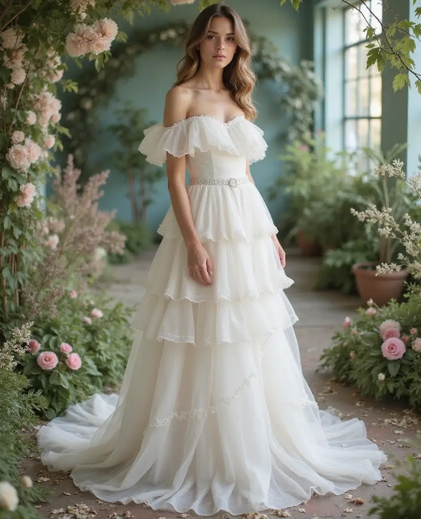 21 A-Line Wedding Dresses for Every Body Shape - 12. Ethereal Tulle Variations