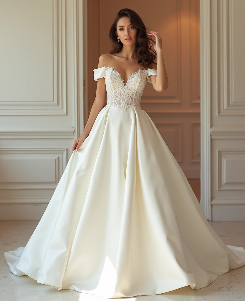 21 A-Line Wedding Dresses for Every Body Shape - 13. Structured Silhouettes