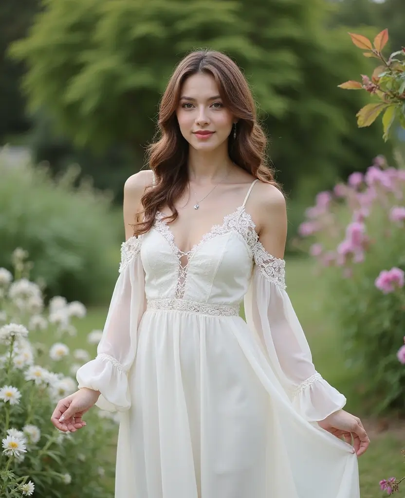 21 A-Line Wedding Dresses for Every Body Shape - 2. Flowy Chiffon Gowns