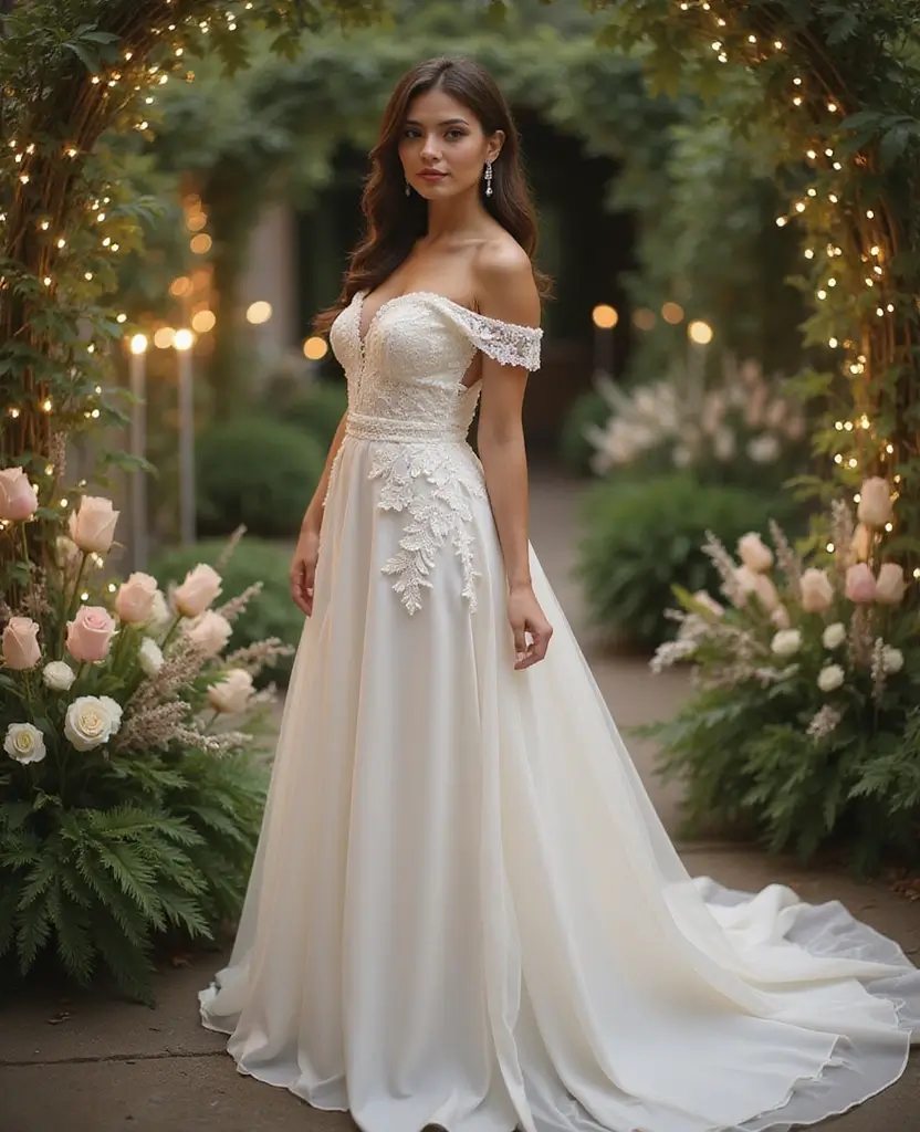21 A-Line Wedding Dresses for Every Body Shape - 20. Contemporary Cutouts