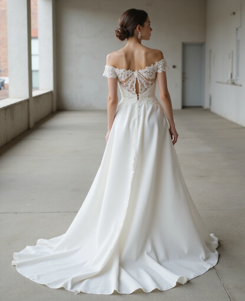 21 A-Line Wedding Dresses for Every Body Shape - 7. Minimalist Appeal