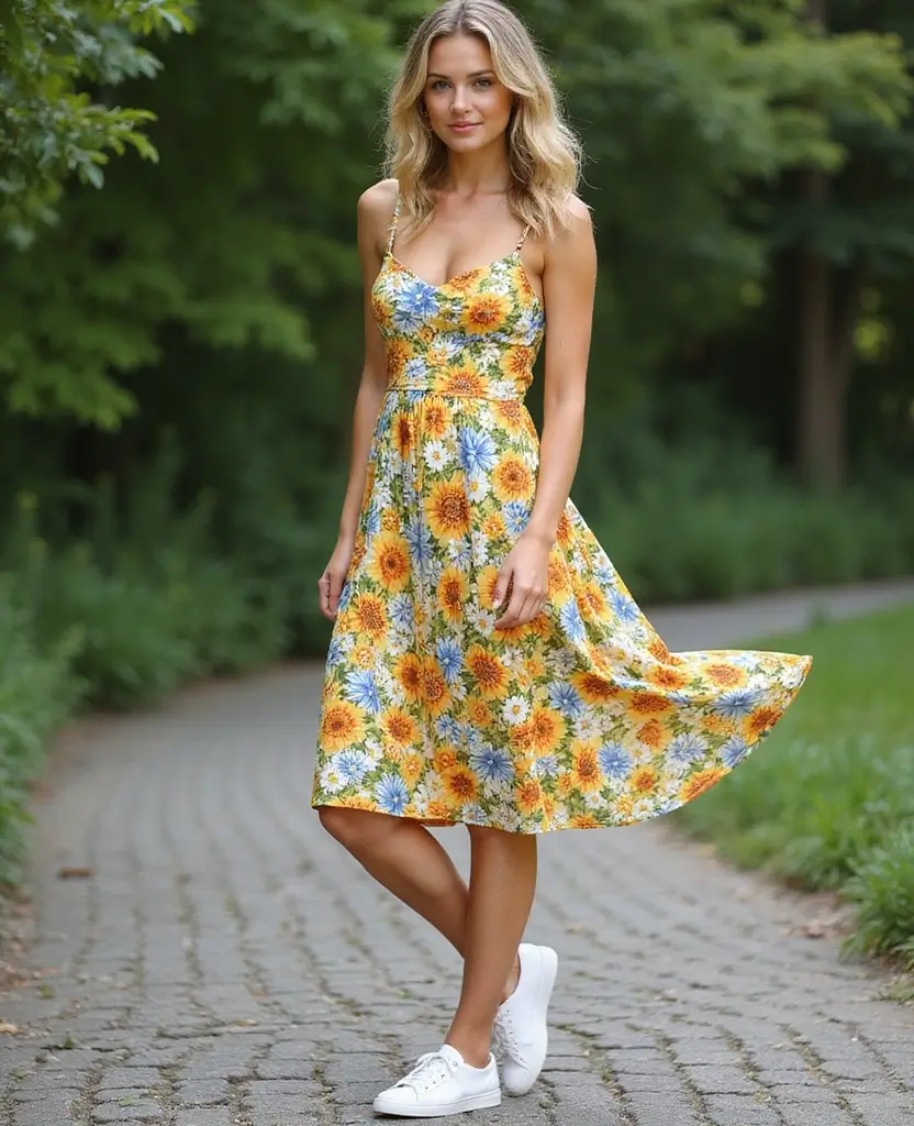 21 Aesthetic Summer Outfits to Inspire Your Next Look - 1. Classic White Sneakers