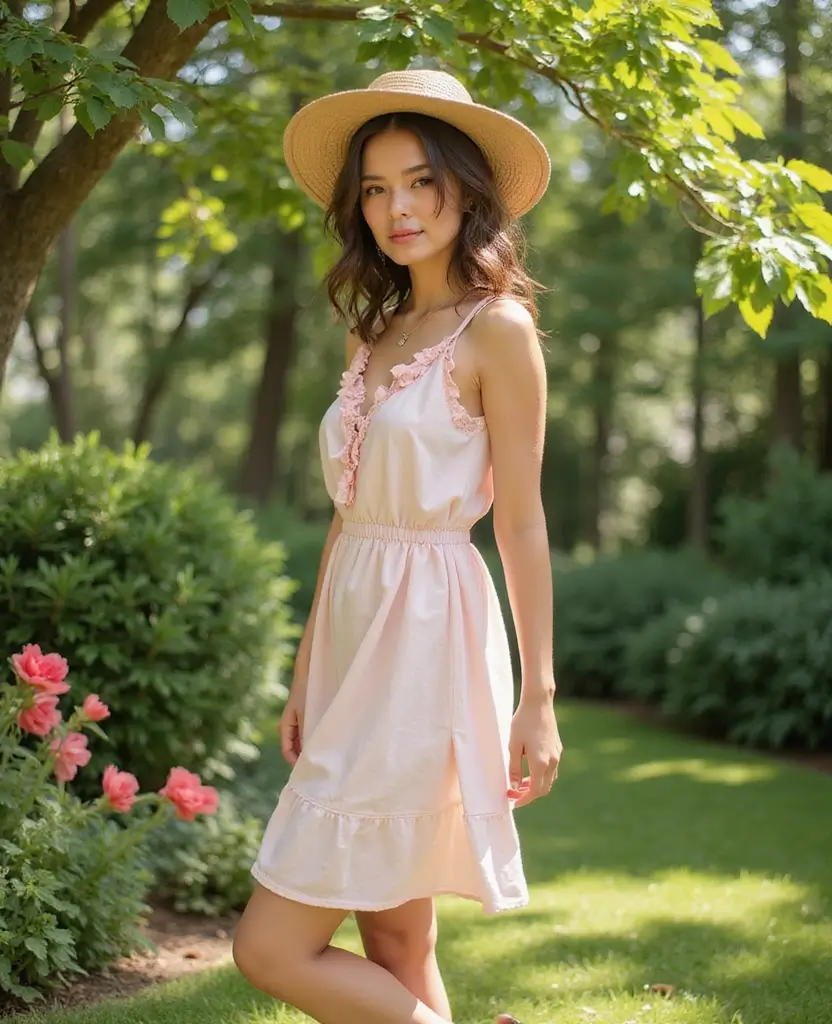 21 Aesthetic Summer Outfits to Inspire Your Next Look - 18. Chic Slingback Heels