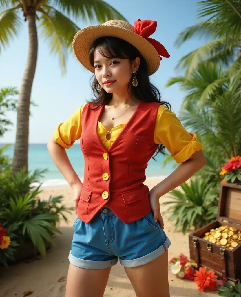 21 Anime Couples Halloween Costume Ideas for Otaku Duos - 11. Luffy and Nami from One Piece