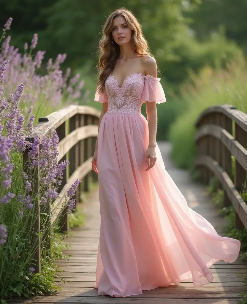 21 Ball Gown Wedding Dresses for a Fairytale Wedding - 12. Soft Chiffon Princess Gown