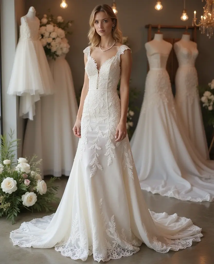 21 Ball Gown Wedding Dresses for a Fairytale Wedding - 16. Lovely Cap Sleeve Gown