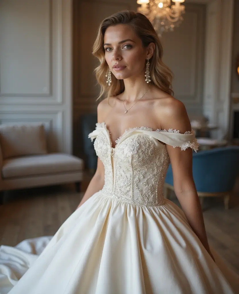 21 Ball Gown Wedding Dresses for a Fairytale Wedding - 20. Classic Ball Gown with Modern Twist