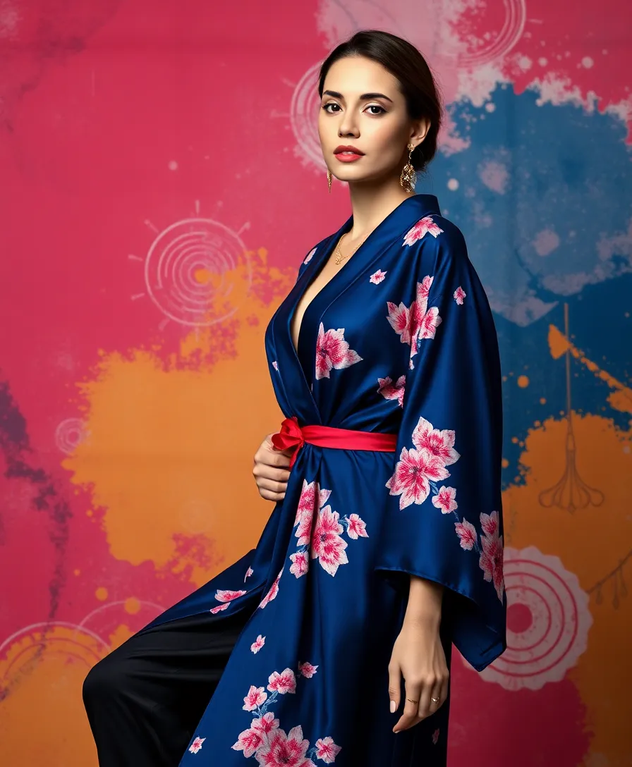 21 Birthday Outfit Ideas for a Memorable Celebration - 16. Stylish Kimono