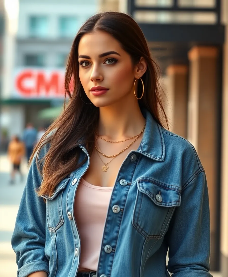 21 Birthday Outfit Ideas for a Memorable Celebration - 18. Laid-back Denim Jacket