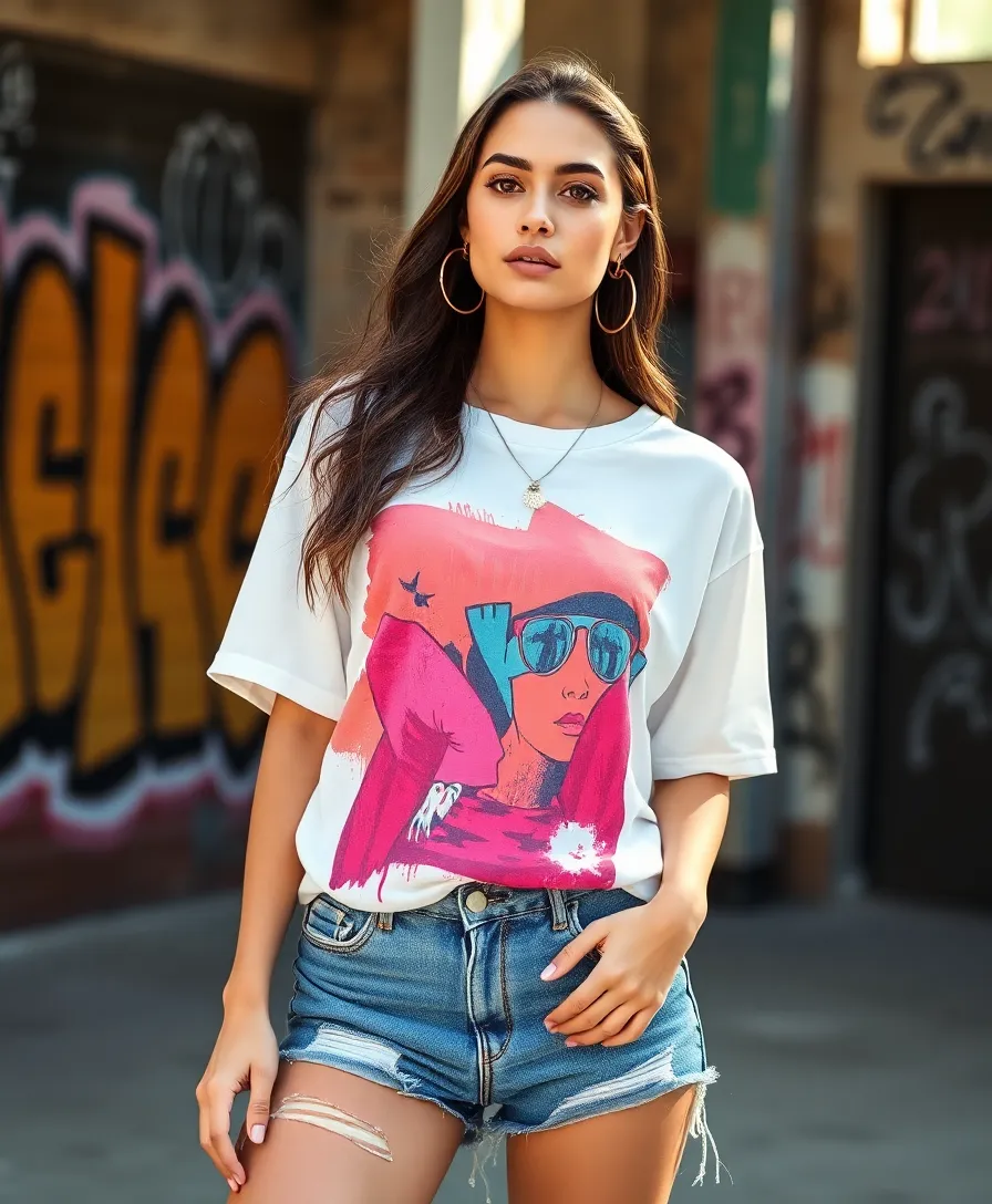 21 Birthday Outfit Ideas for a Memorable Celebration - 20. Cool Graphic Tee