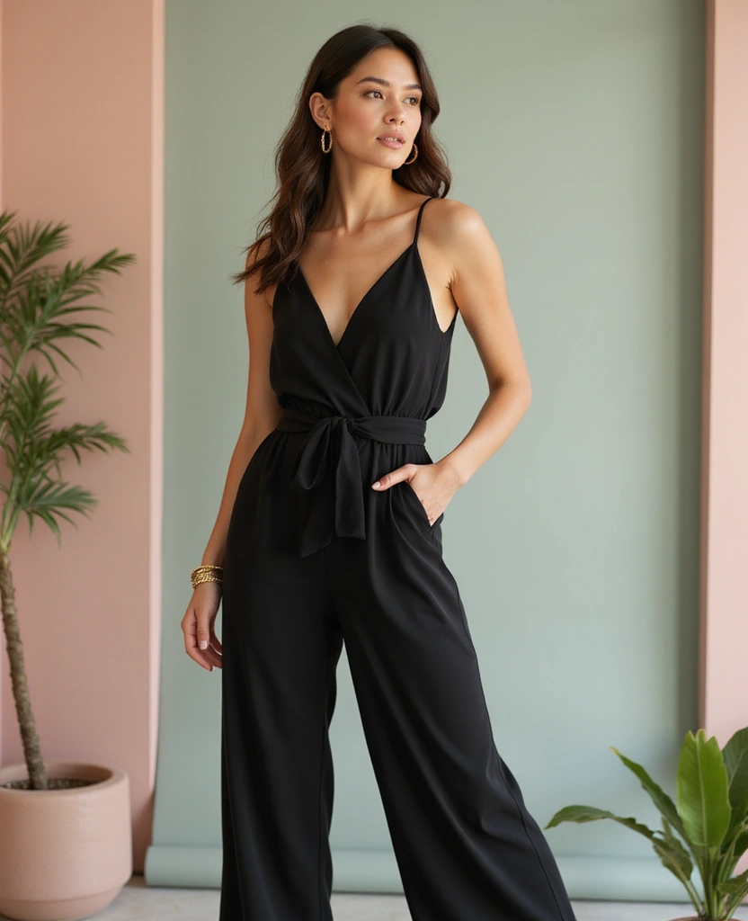21 Birthday Outfit Ideas for a Memorable Celebration - 4. Elegant Jumpsuit