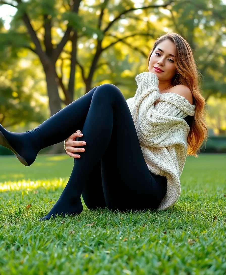 21 College Outfit Ideas for Effortless Chic - 13. Cozy Layers with Leggings