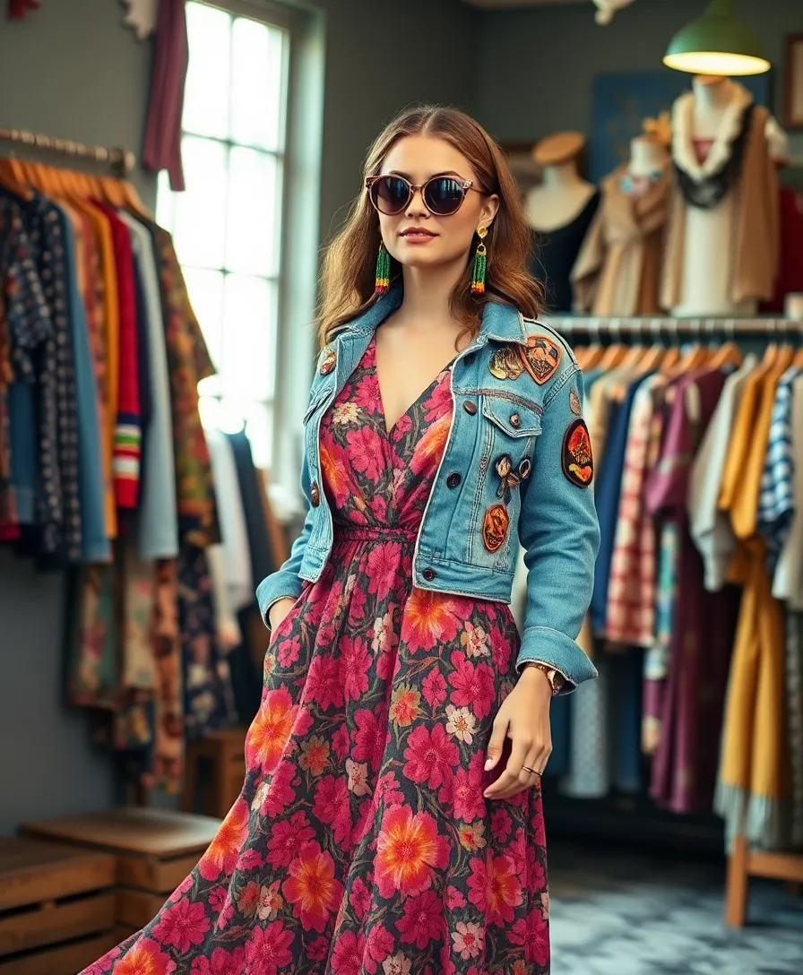 21 College Outfit Ideas for Effortless Chic - 14. Vintage Finds and Thrifted Looks