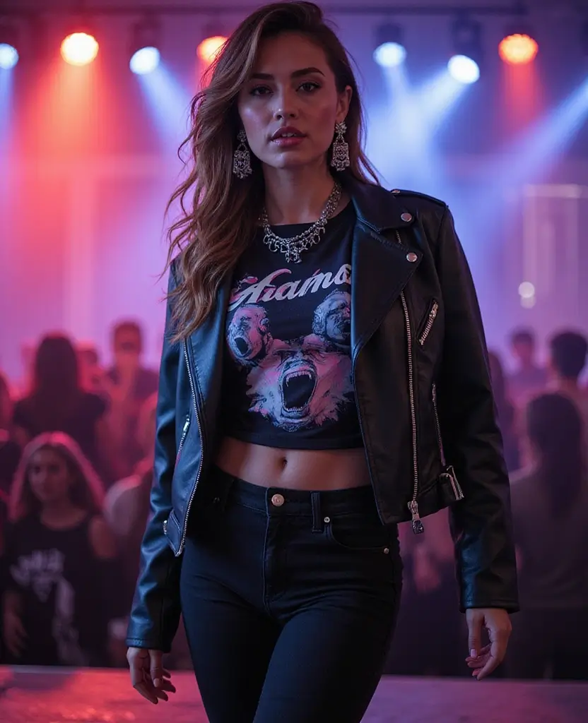 21 Concert Outfit Ideas That Will Make You Stand Out - 2. Edgy Chic