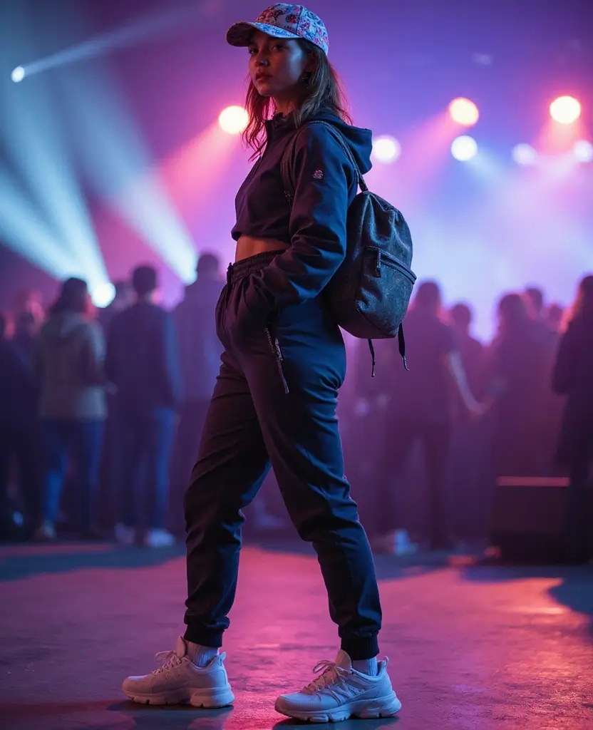 21 Concert Outfit Ideas That Will Make You Stand Out - 5. Sporty Edge