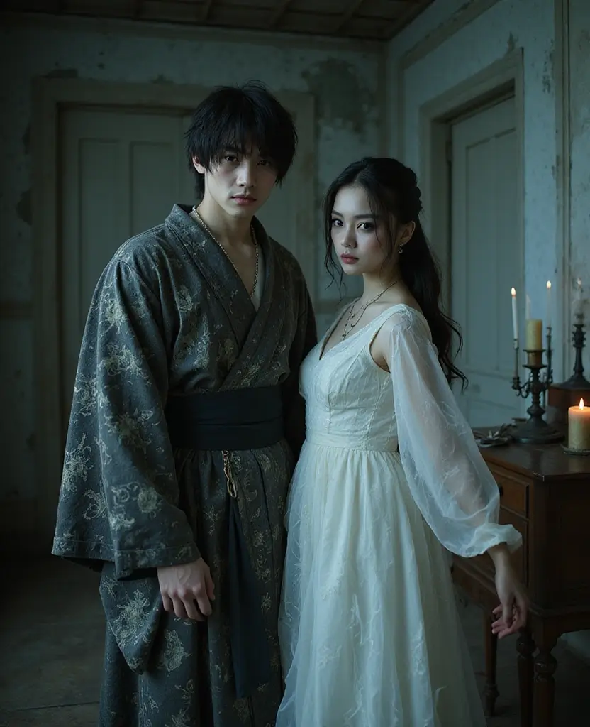 21 Creative Couples Halloween Costume Ideas for Any Budget - 11. Asian Horror Movie Characters