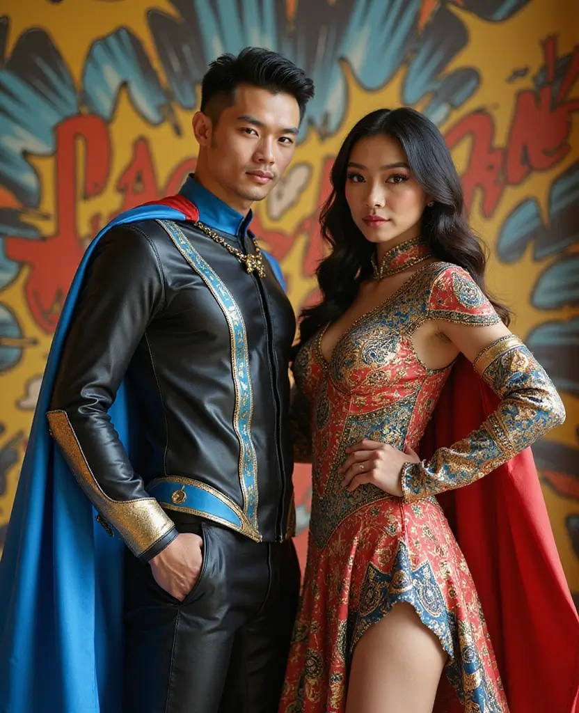21 Creative Couples Halloween Costume Ideas for Any Budget - 15. Asian Superheroes