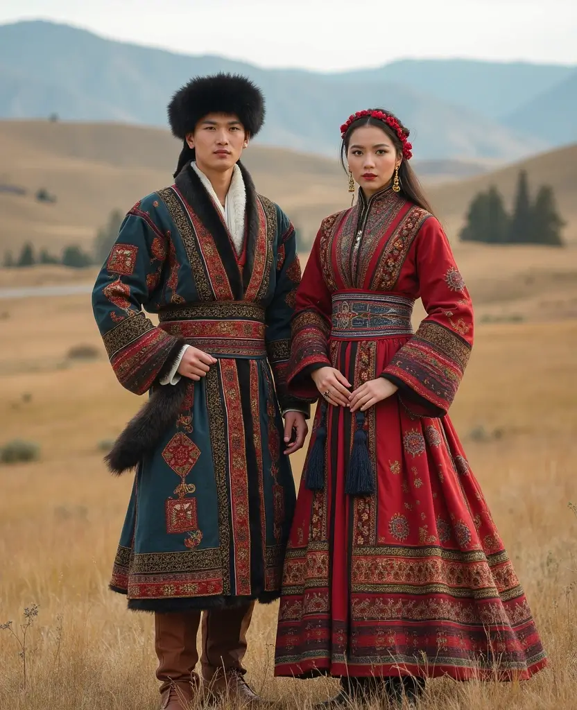 21 Creative Couples Halloween Costume Ideas for Any Budget - 8. Mongolian Deel