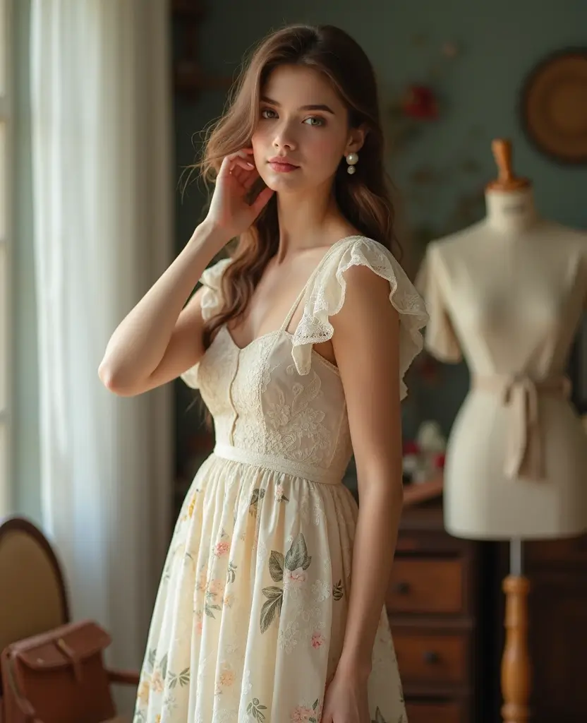 21 Dress Outfit Ideas You Haven’t Tried Yet - 15. Vintage-Inspired Glam