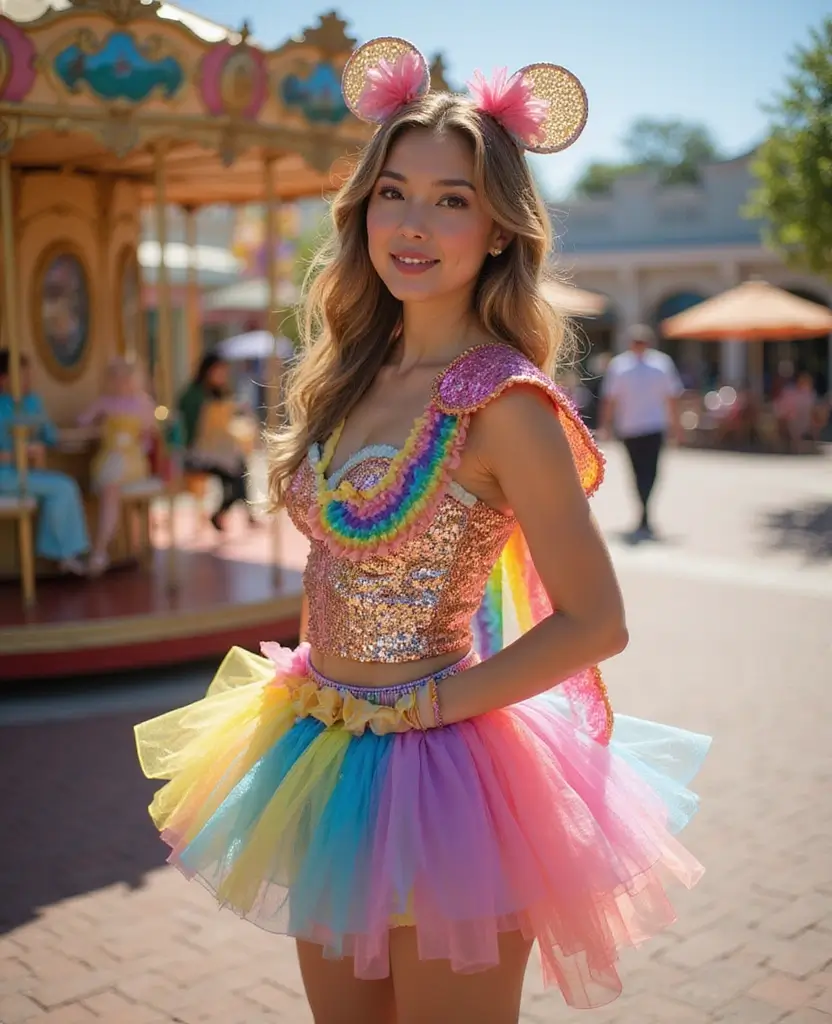 21 Hippie Style Outfit Ideas for Free Spirits - 21. Fun and Quirky Costumes for Disney Days