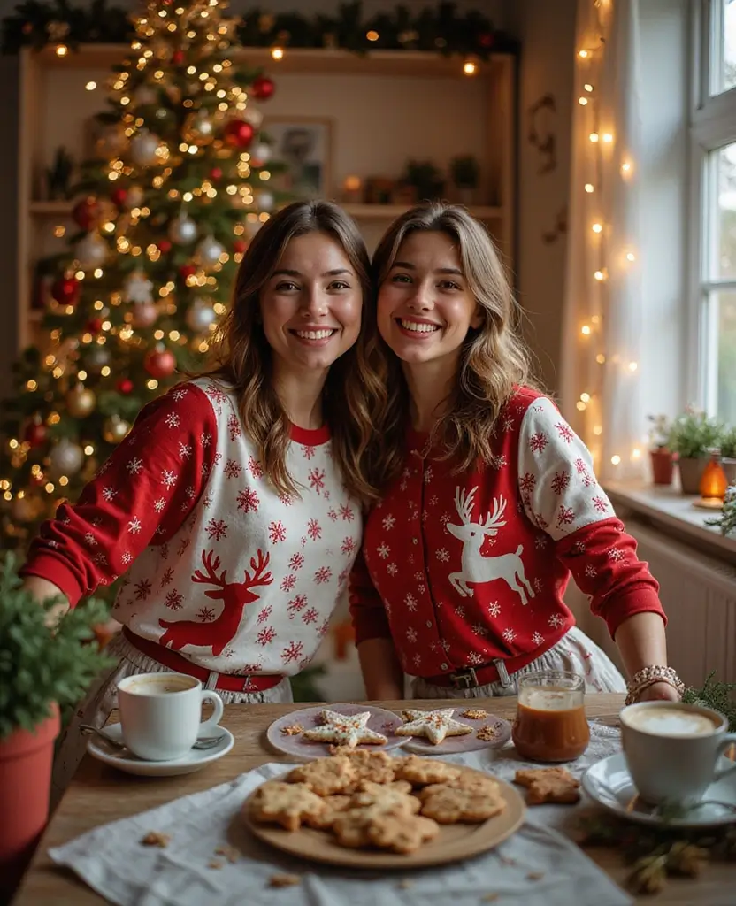 21 Matching Shirt Ideas for BFFs - 21. Matching Holiday-Themed Shirts