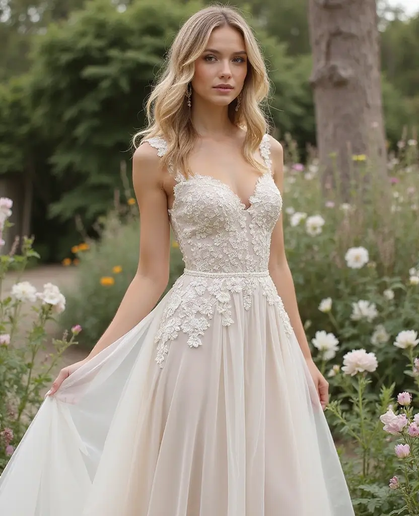 21 Princess Wedding Dresses for a Magical Day - 17. Beautifully Draped Gown