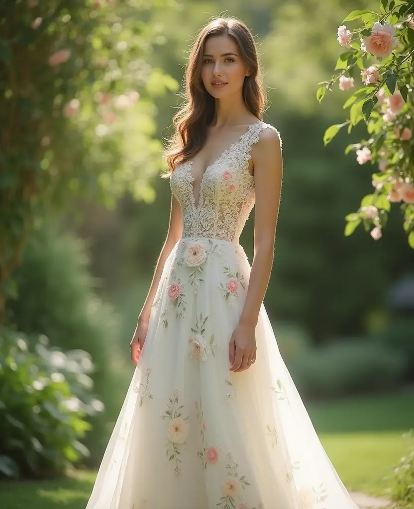 21 Princess Wedding Dresses for a Magical Day - 3. Whimsical A-Line Elegance