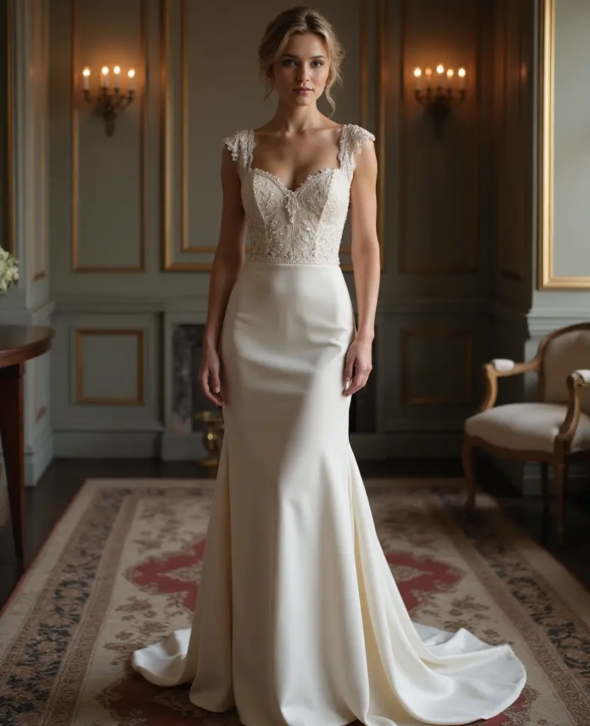 21 Princess Wedding Dresses for a Magical Day - 6. Regal Cap Sleeve Gown