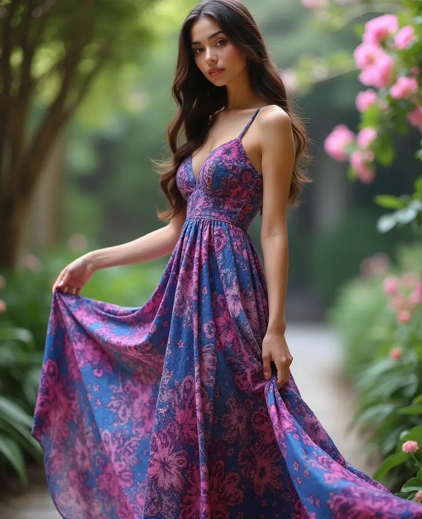 21 Prom Dress Ideas to Make You Queen of the Night - 10. Artistic Prints