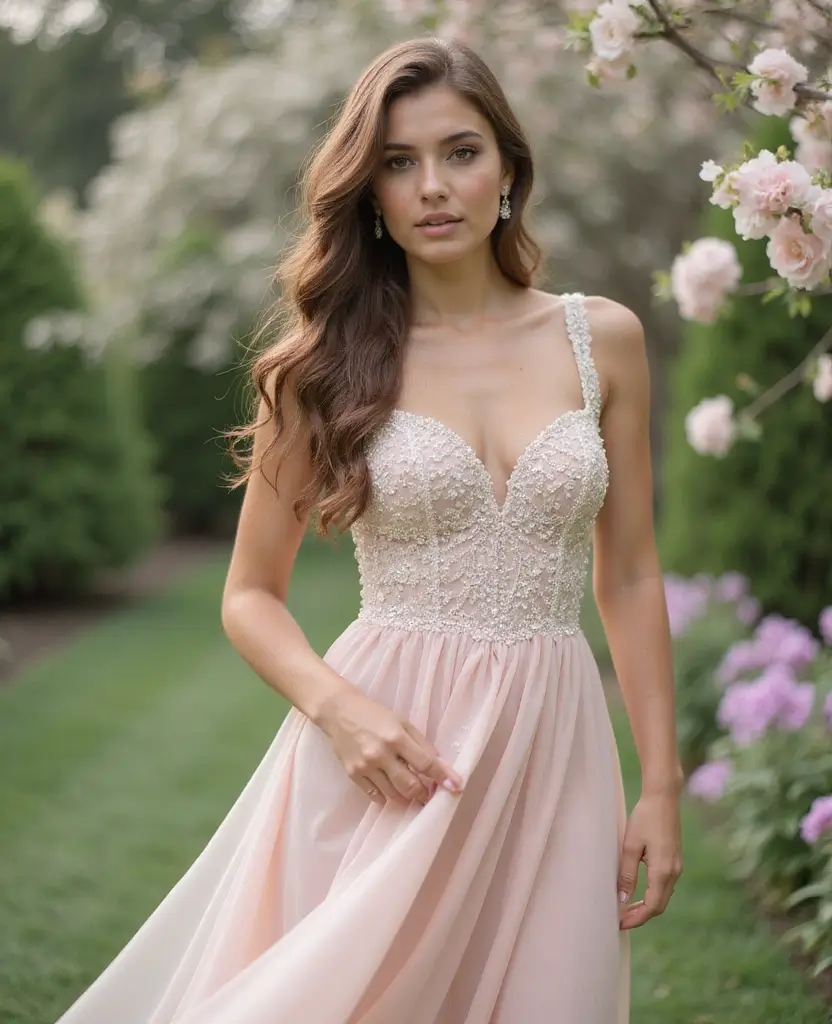 21 Prom Dress Ideas to Make You Queen of the Night - 16. Sweetheart Neckline