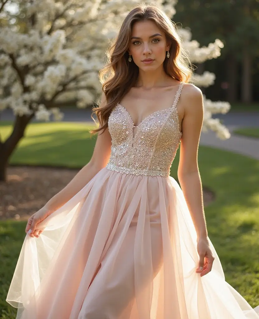 21 Prom Dress Ideas to Make You Queen of the Night - 20. The DIY Touch