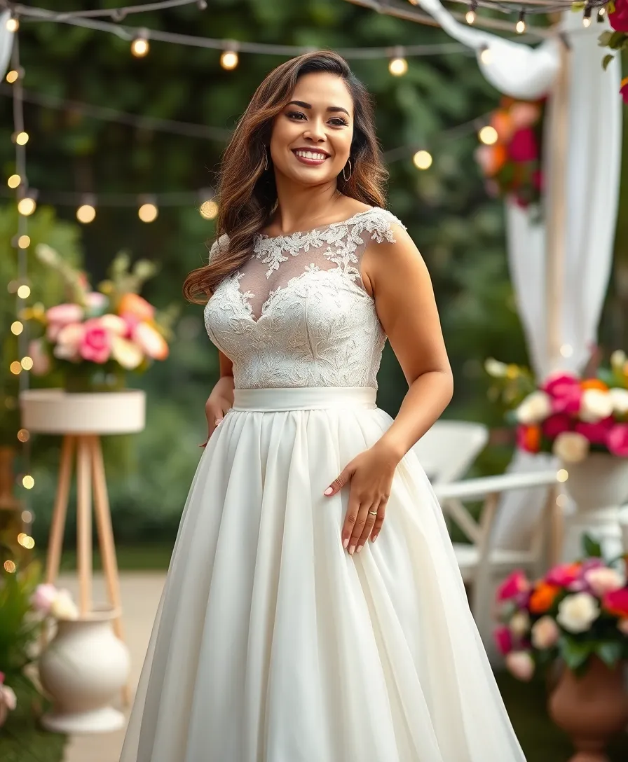 21 Simple Wedding Dresses for Effortless Elegance - 14. Two-Piece Sets: Modern and Fun