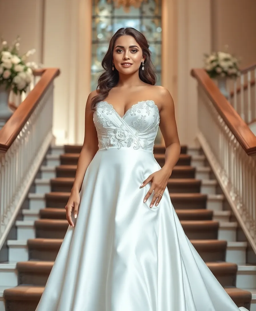 21 Simple Wedding Dresses for Effortless Elegance - 15. Criss-Cross Styles: Supportive and Stylish