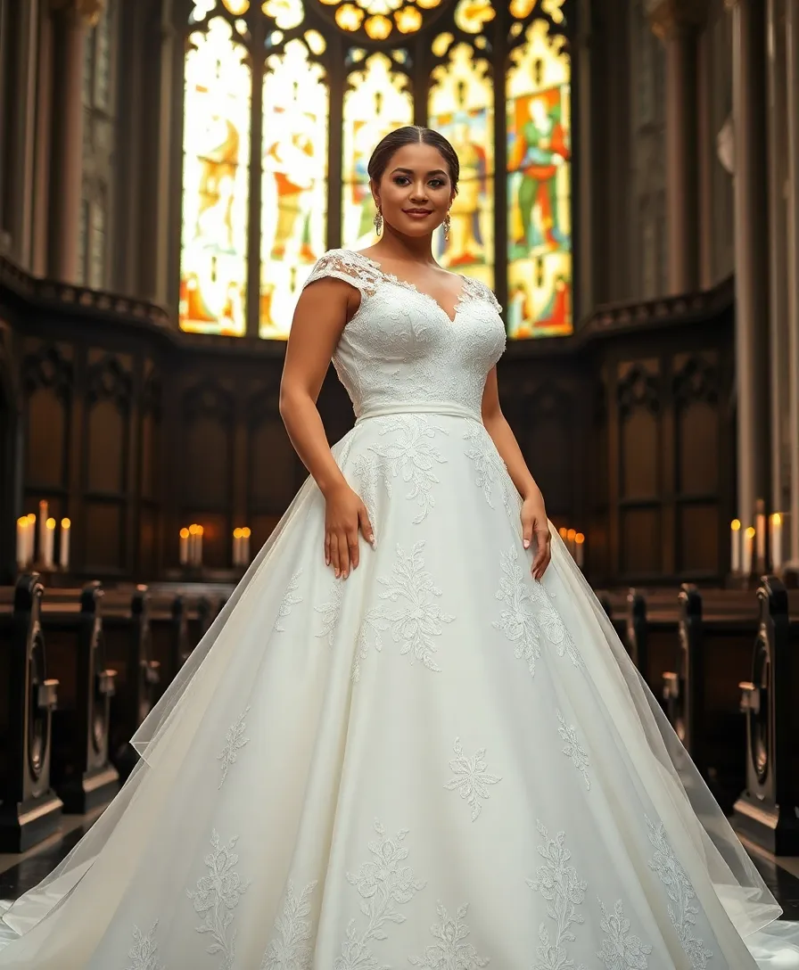 21 Simple Wedding Dresses for Effortless Elegance - 16. Cap Sleeves: A Touch of Class