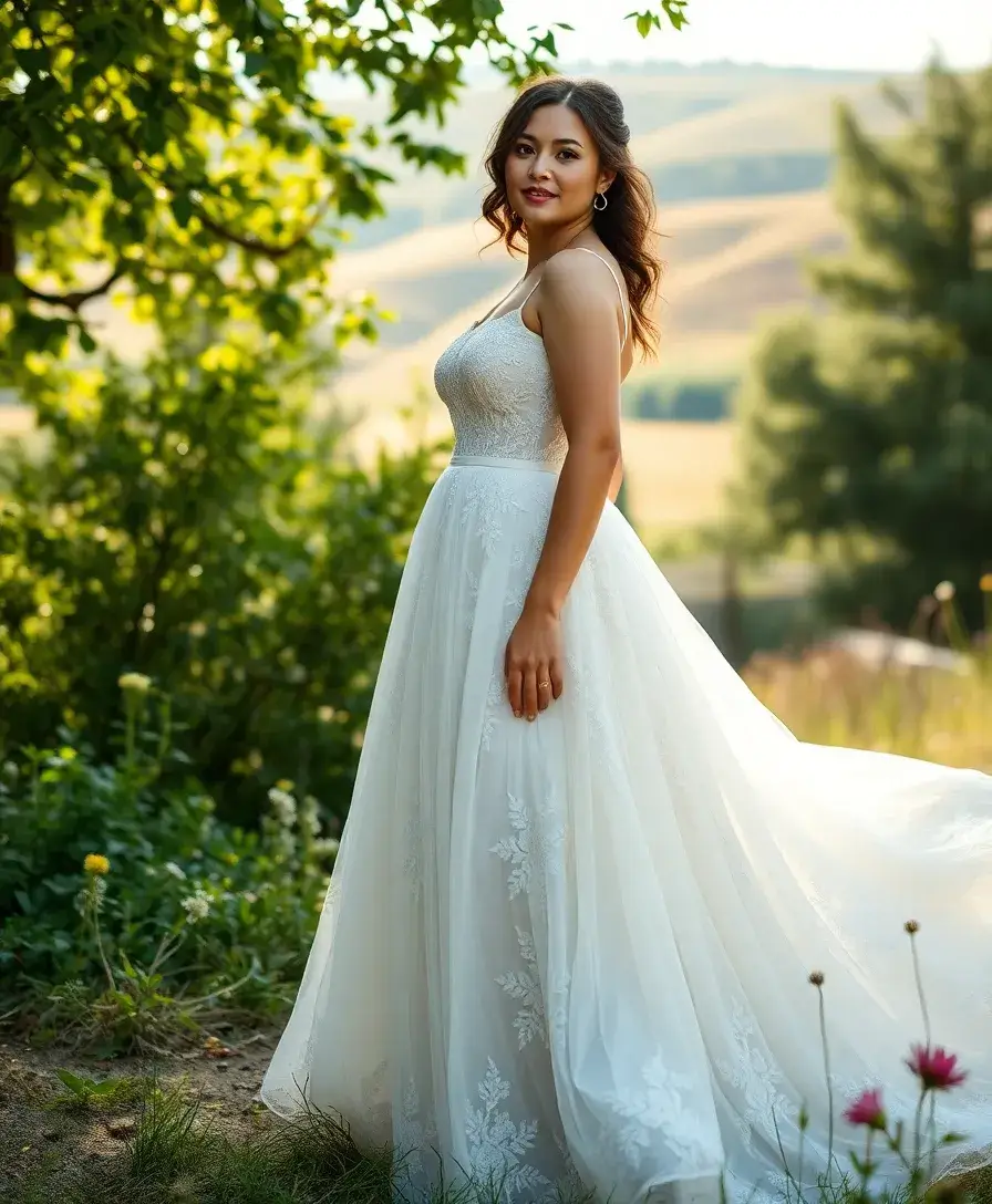 21 Simple Wedding Dresses for Effortless Elegance - 18. Sustainable Fabrics: Eco-Friendly Choices