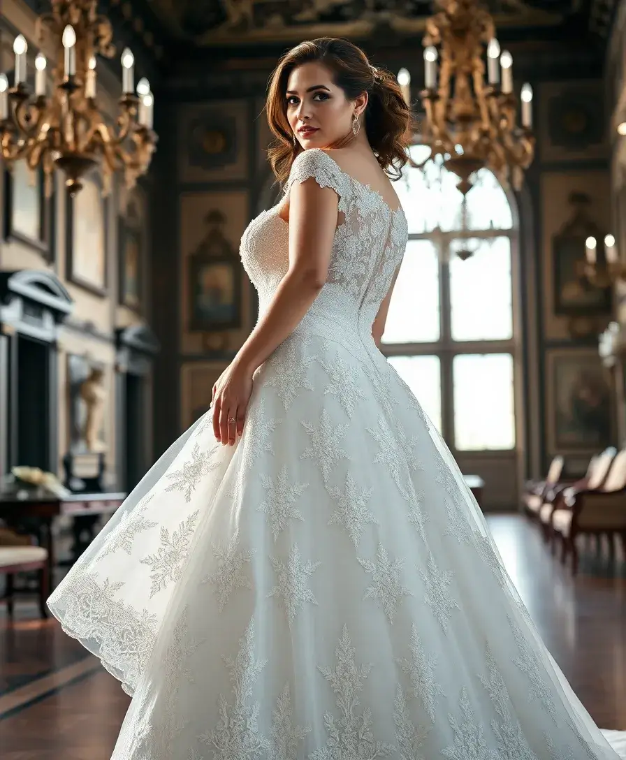 21 Simple Wedding Dresses for Effortless Elegance - 5. Lace Detailing: Elegant and Classic