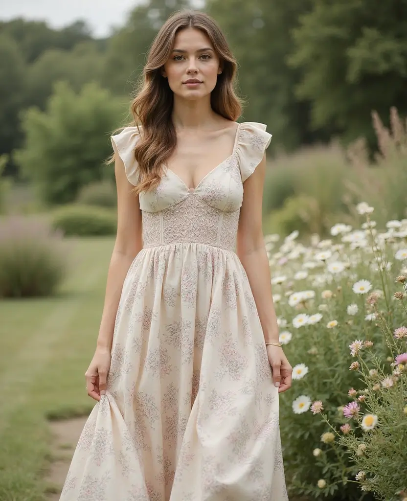 21 Stylish Outfit Ideas for Church Services - 1. The Classic Midi Dress