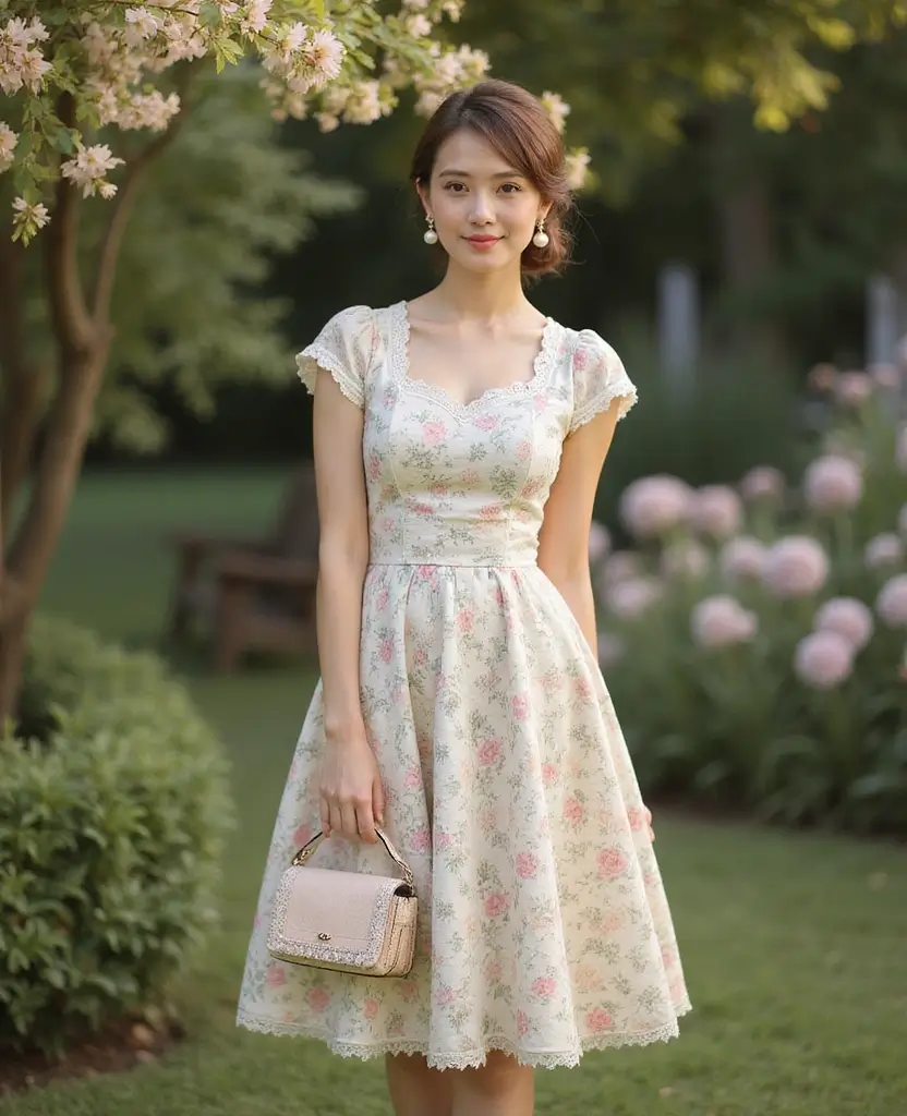 21 Stylish Outfit Ideas for Church Services - 16. Vintage-Inspired Dress