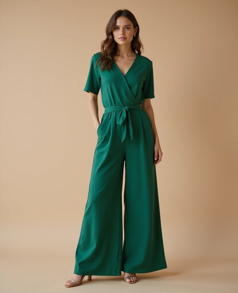 21 Stylish Outfit Ideas for Church Services - 2. Chic Jumpsuit