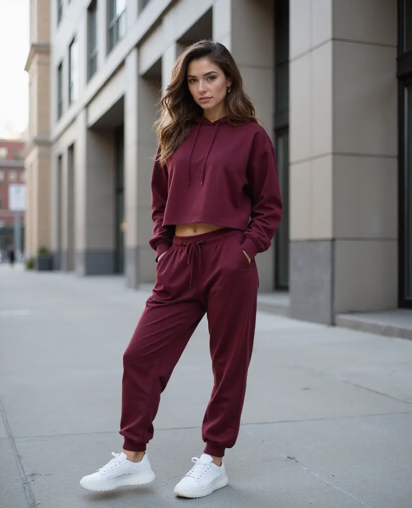 21 Stylish Outfits for Women in Their 40s That Break the Rules - 1. Elevated Jogger Set