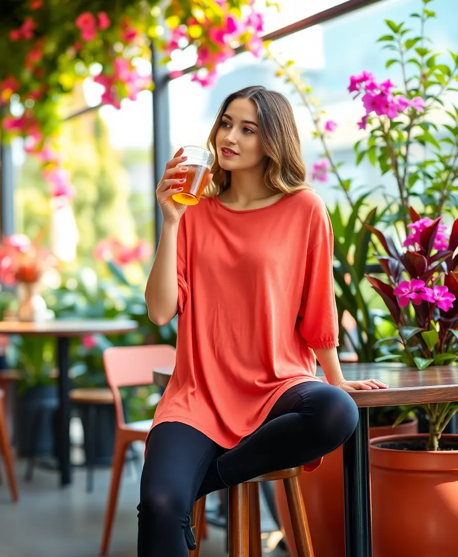 21 Stylish Outfits for Women in Their 40s That Break the Rules - 15. Athleisure Tunic Style