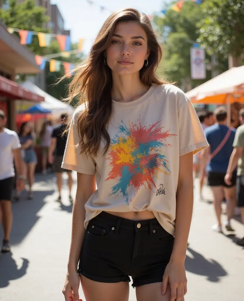 21 Stylish Outfits for Women in Their 40s That Break the Rules - 8. Comfortable and Stylish: Oversized Tee