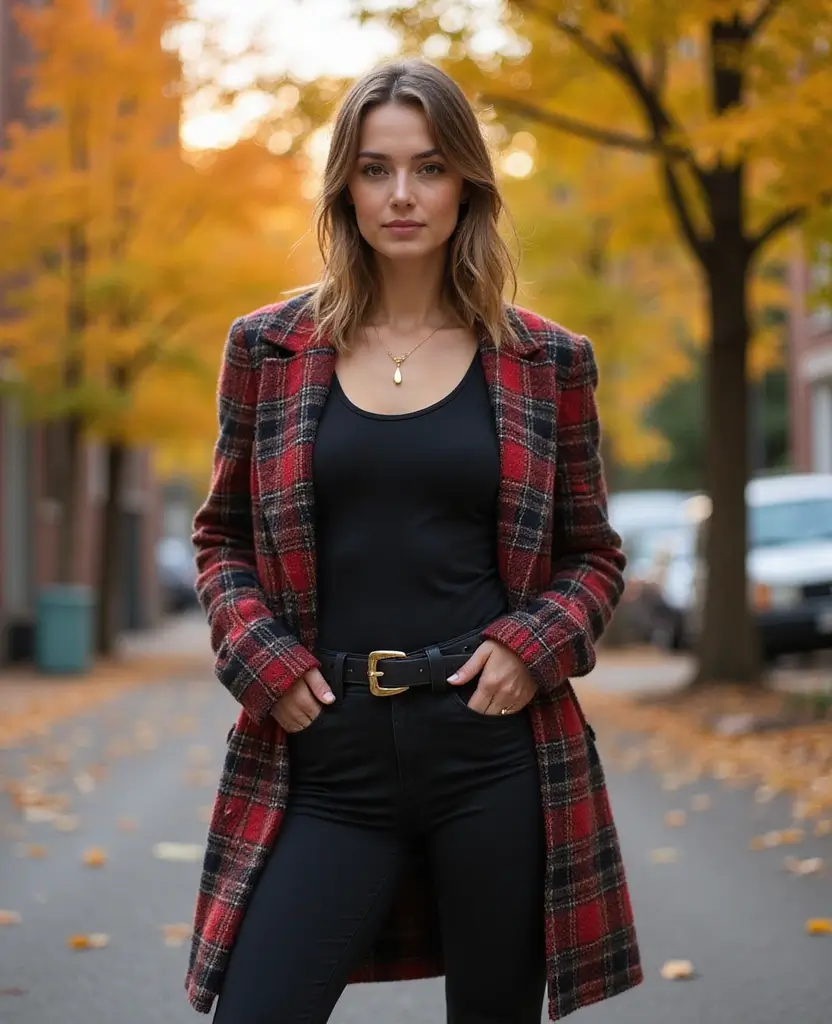 21 Trendy Outfit Ideas with Leggings for Ultimate Comfort & Style - 13. Leggings with a Stylish Coats
