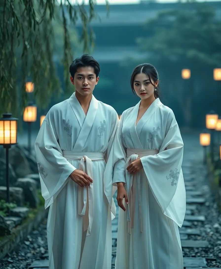 22 Asian Couples Halloween Costume Ideas That Stand Out - 14. Japanese Ghosts (Yurei)