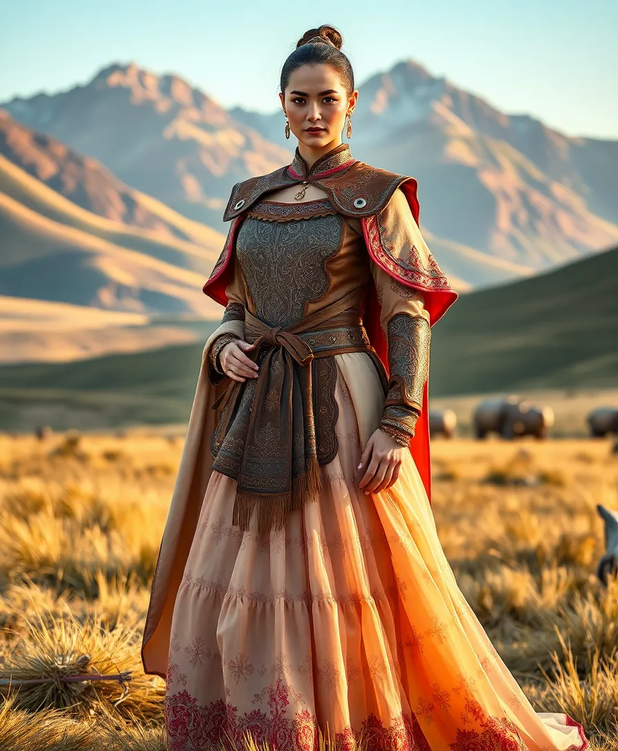 22 Asian Couples Halloween Costume Ideas That Stand Out - 15. Mongolian Warrior and Princess
