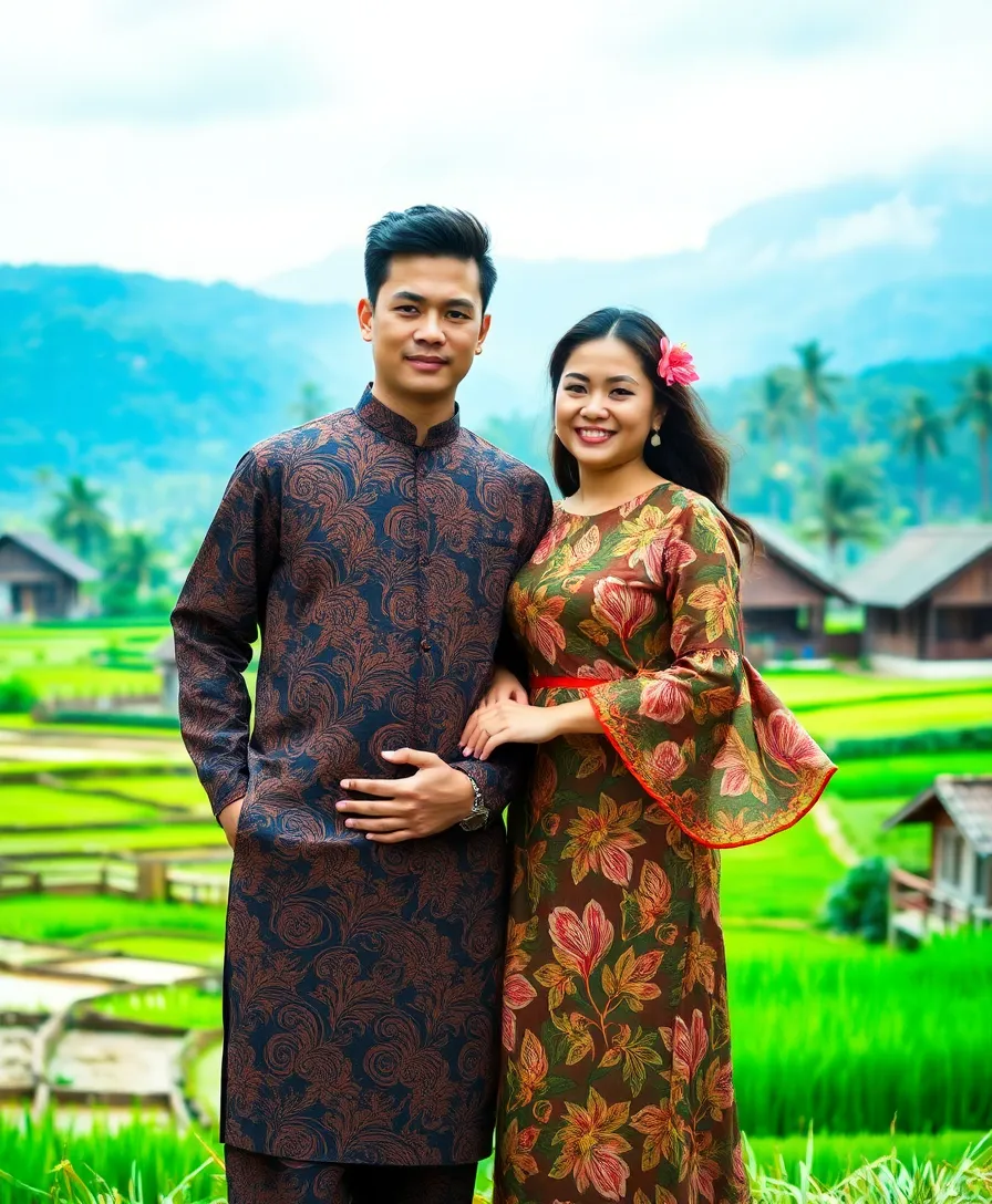 22 Asian Couples Halloween Costume Ideas That Stand Out - 16. Javanese Batik Couple