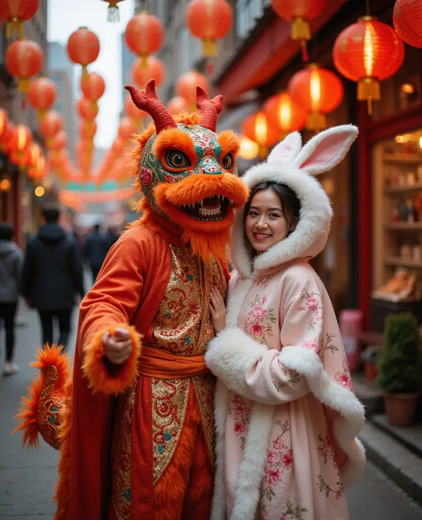 22 Asian Couples Halloween Costume Ideas That Stand Out - 2. Chinese Zodiac Animals