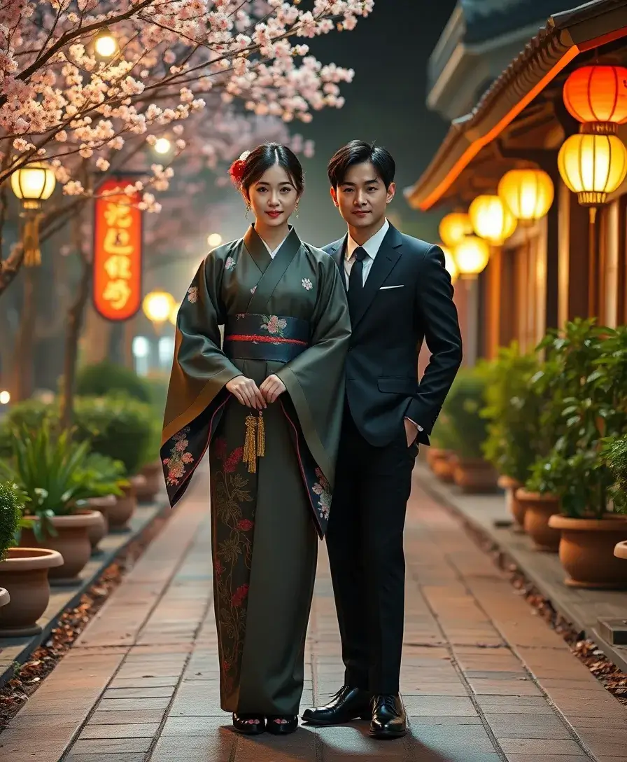 22 Asian Couples Halloween Costume Ideas That Stand Out - 20. Themed Couples from Asian Films