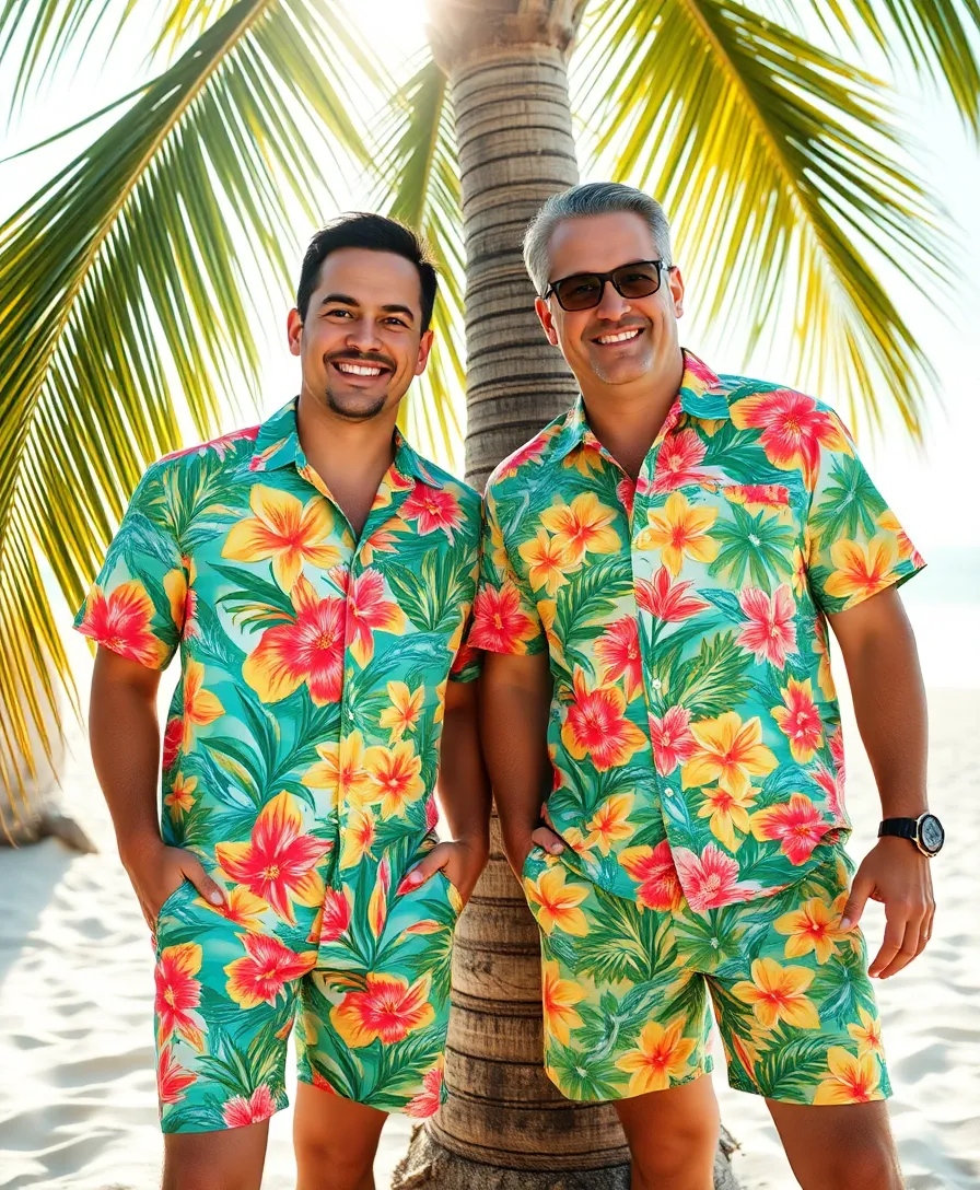 22 Asian Couples Halloween Costume Ideas That Stand Out - 5. Hawaiian Aloha Spirit