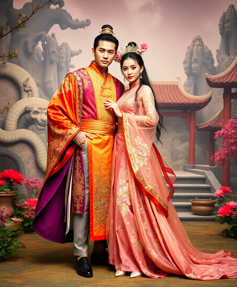22 Asian Couples Halloween Costume Ideas That Stand Out - 6. Asian Mythological Characters